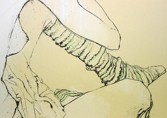 ジャン・ジャンセン(Jean Jansem)「ジェニー」リトグラフ 拡大画像6