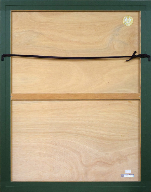 ジャン・ジャンセン(Jean Jansem)「ジェニー」リトグラフ 額縁裏側画像