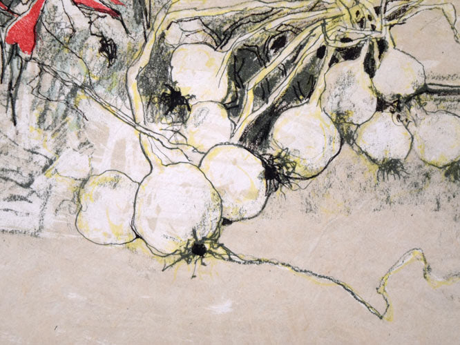 ジャンセン「ローマ秤のある静物」リトグラフ 拡大画像4