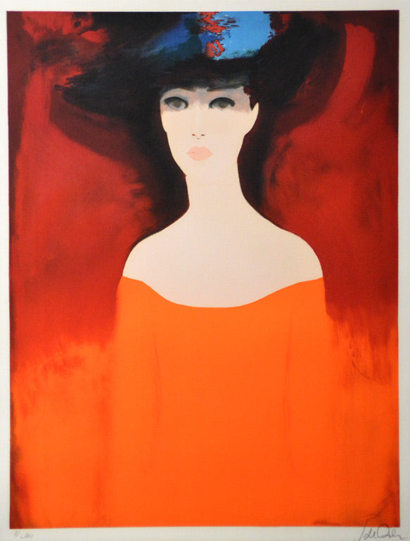 ジャヌス・ド・ローラ「スージー」リトグラフ 拡大部分