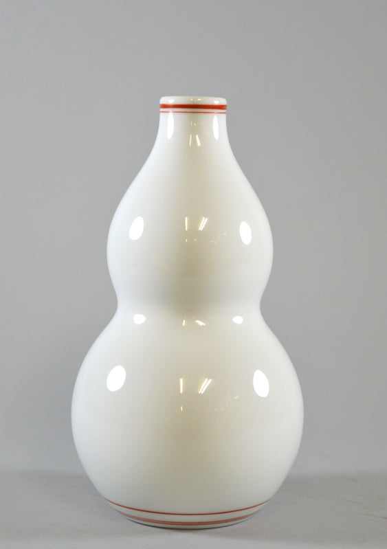 十三代 酒井田柿右衛門「錦菊文花瓶」共箱 3