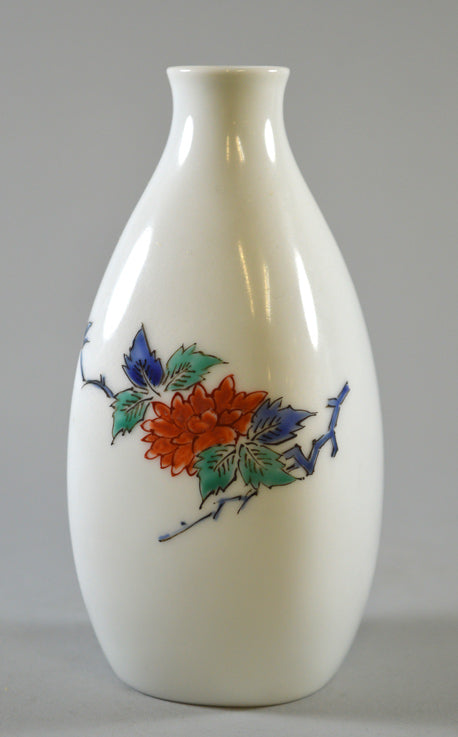 十三代 酒井田柿右衛門「錦牡丹文酒器」共箱 徳利部分2