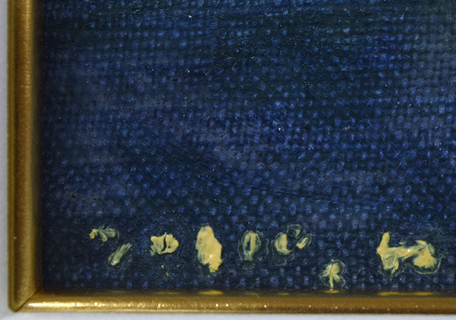 亀山良雄「花・鳥」油絵・SM サイン拡大画像