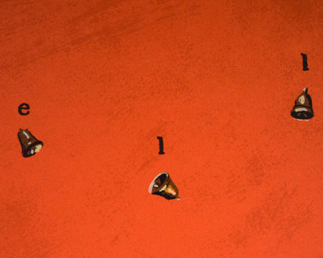 金子國義「ジングルベル」シルクスクリーン版画 拡大画像6