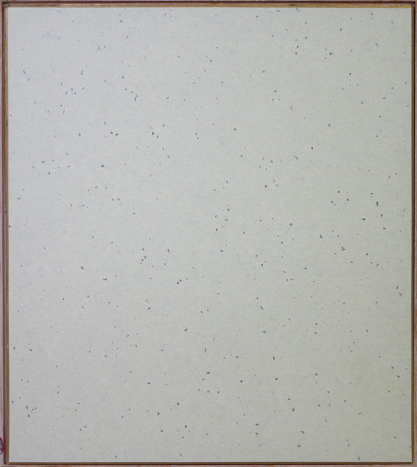 金子鷗亭「蘭如し」肉筆書・色紙 作品裏側画像