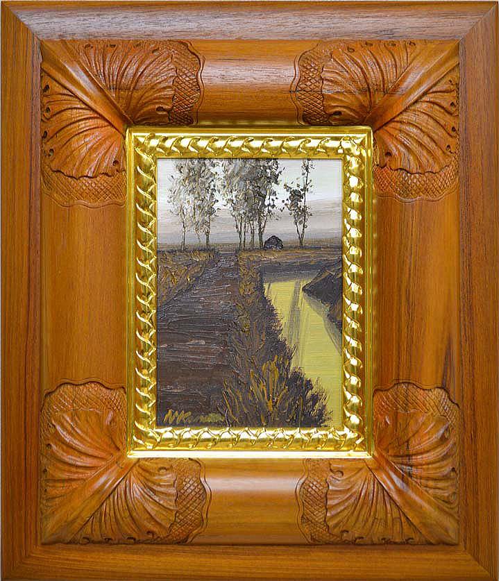 神田 日勝「風景画(神田日勝遺作No,97)」油絵・SM