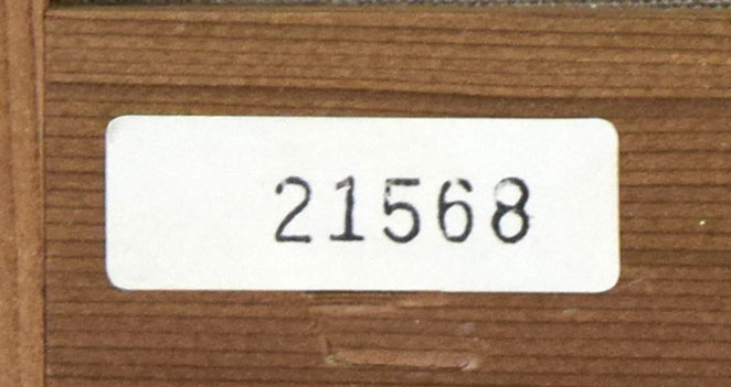 葛西 四雄「北の浜」油絵・SM キャンバス裏シール拡大画像