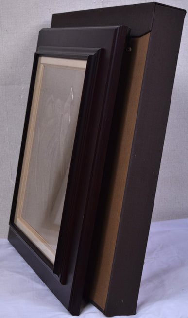 可西泰三「とりと少女」鋳金レリーフ 付属品画像(布タトウ箱)