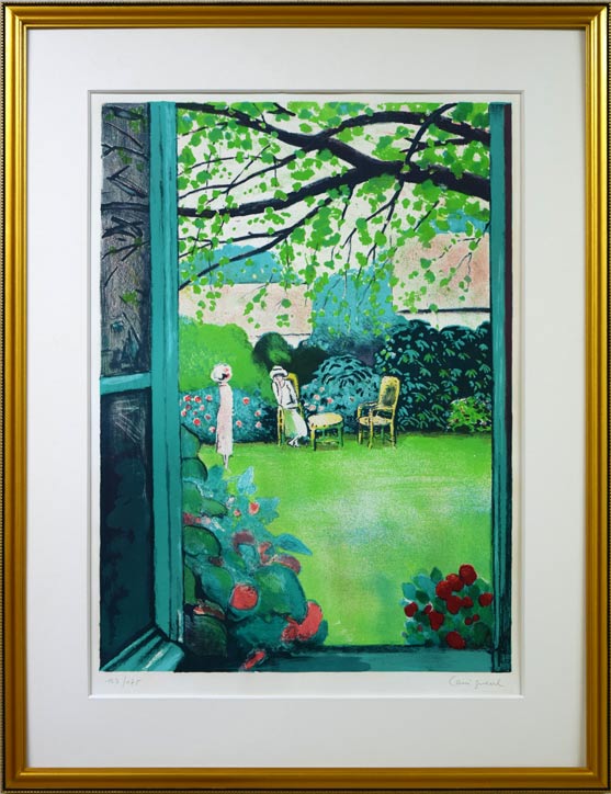 ジャン・ピエール・カシニョール(JEAN PIERRE CASSIGNEUL)「リンゴの木」リトグラフ