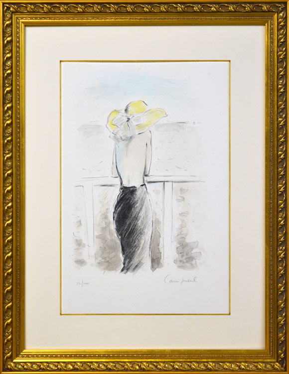 ジャン・ピエール・カシニョール(JEAN PIERRE CASSIGNEUL)「気まぐれ(TEQUADES)よりPL,9」リトグラフ