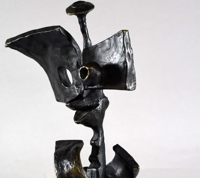 桂ユキ「躍動するカッパ」ブロンズ