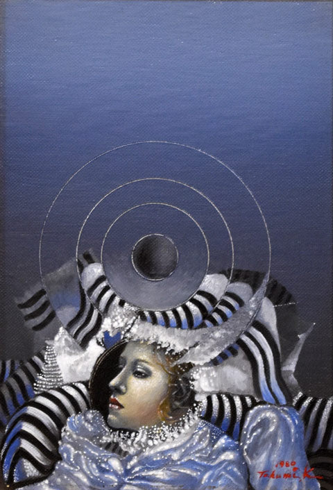 川森巧「女のいる風景5」油絵・SM 作品全体画像