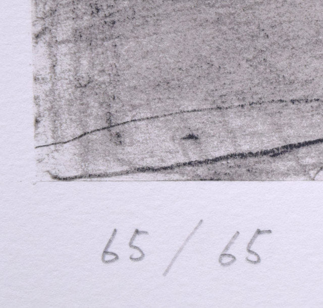 風間完「街(A)」リトグラフ 限定番号(ed,65/65)拡大画像