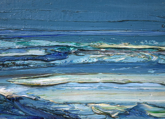 菊地又男「冬の網走港」油絵・F6号 拡大画像2