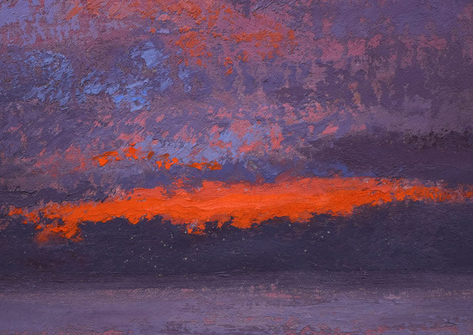 木村訓丈「夕立ちの後」油絵・F8号 拡大画像2