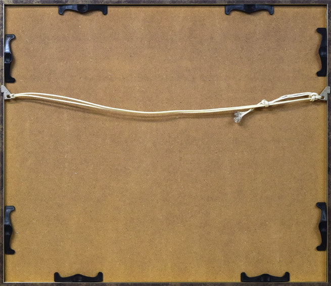 木村訓丈「MOTOMACHI HAKODATE(函館元町)」リトグラフ 額縁裏側画像