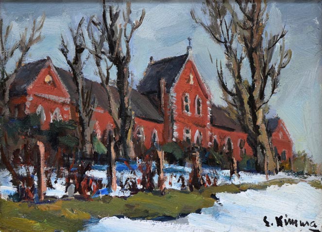 早春の当別トラピスト