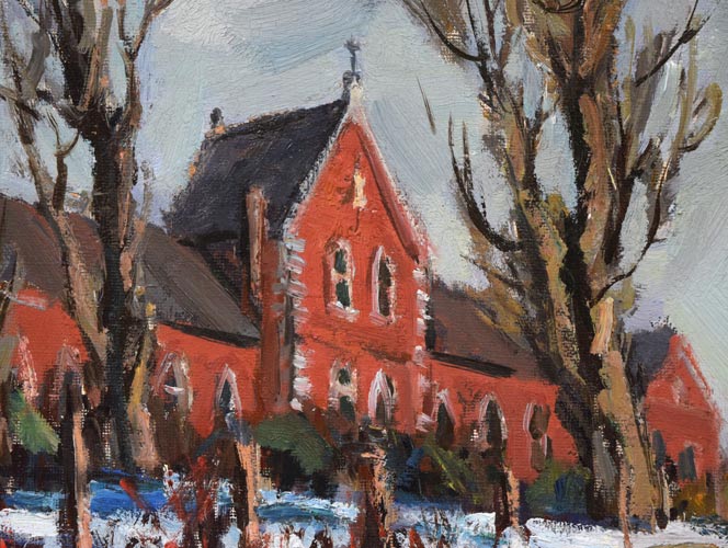 早春の当別トラピスト