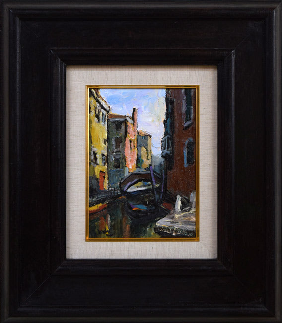 木村捷司「ヴェニス」油絵・F4号