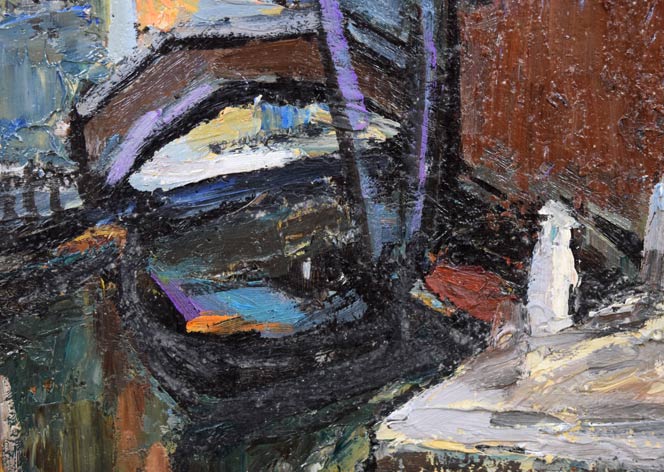 木村捷司「ヴェニス」油絵・F4号 拡大画像3