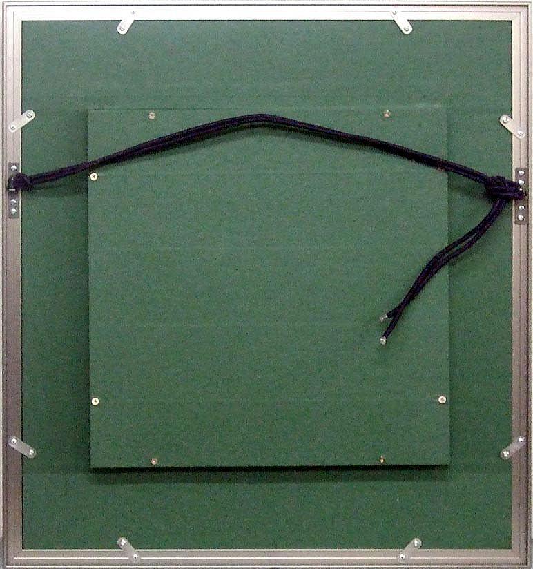 北村 西望「富士」ブロンズレリーフ額装 額縁裏側