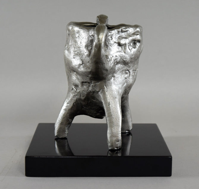 北村西望「祥運白蛇」ブロンズ 全体像3