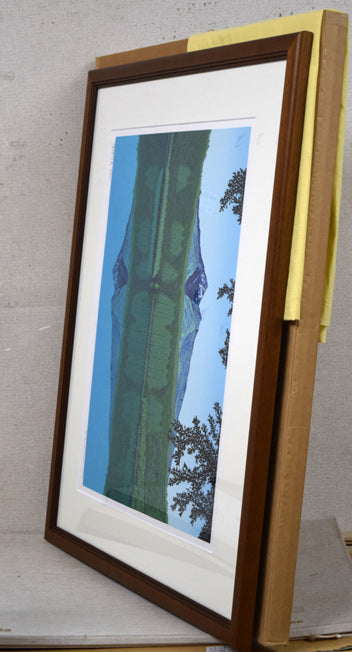 小暮真望「緑映利尻」シルクスクリーン版画 付属品画像