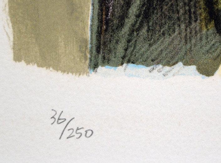 小松崎邦雄「舞妓」リトグラフ 限定番号(ed,36/250)