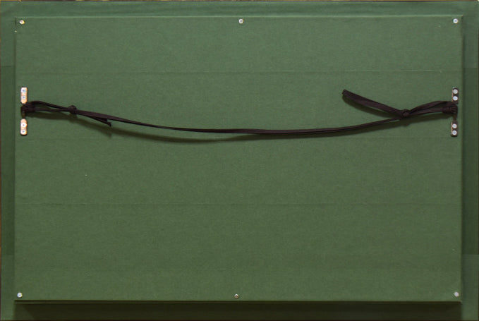 宏二郎「そこにあるもの習作・79」油絵・M6号 額縁裏側画像