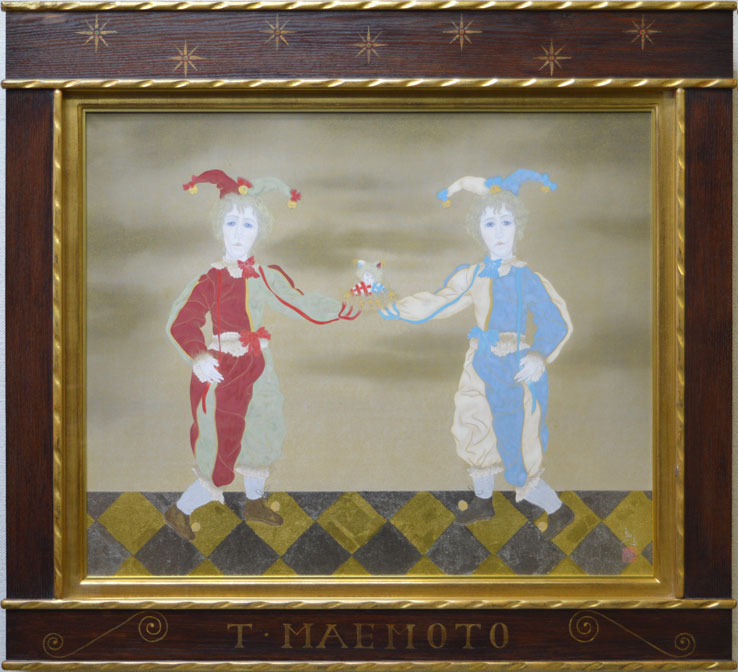 前本利彦「リフレイン」日本画・F12号