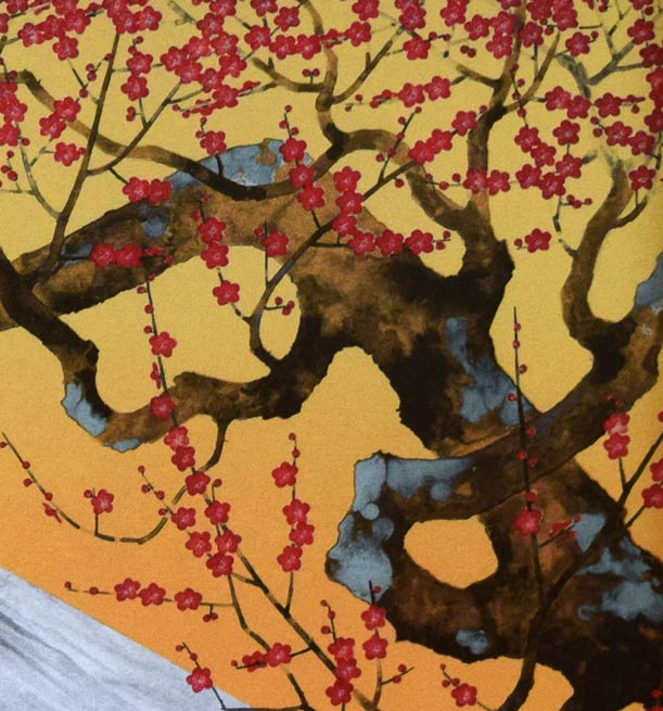 牧進「悠久景福」シルクスクリーン版画 拡大画像3