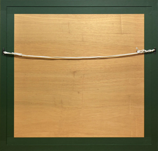 トーマス マックナイト(Thomas McKNIGHT)「アンティグアビーチ」シルクスクリーン版画 額縁裏側画像