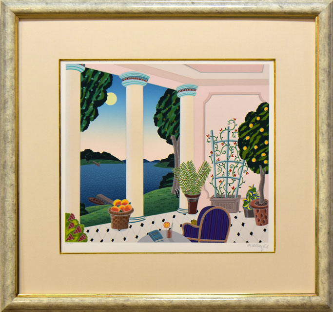 トーマス マックナイト(Thomas McKNIGHT)「プランテーション」シルクスクリーン版画