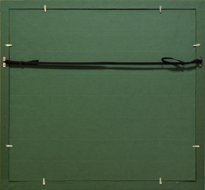 トーマス マックナイト(Thomas McKNIGHT)「プランテーション」シルクスクリーン版画 額縁裏側画像