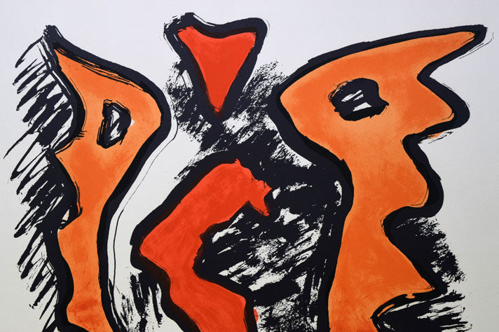 マン レイ(Man RAY)「現代の神話」リトグラフ 拡大画像1