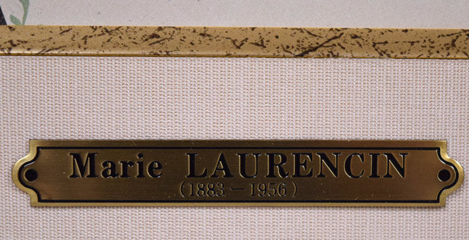 マリー ローランサン(Marie Laurencin)「子羊(小動物物語)」銅版画 プレート拡大画像