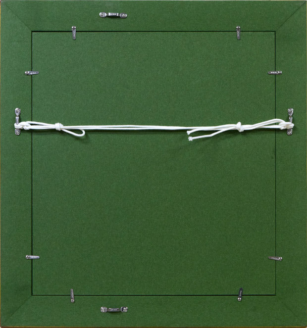 松島正幸「風景画」水彩画 額縁裏側画像