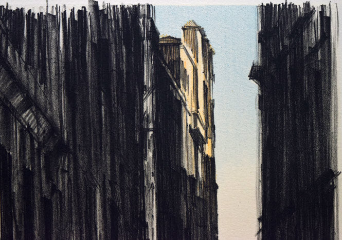 三栖右嗣「ヴェネツィアⅢ」リトグラフ 拡大画像2