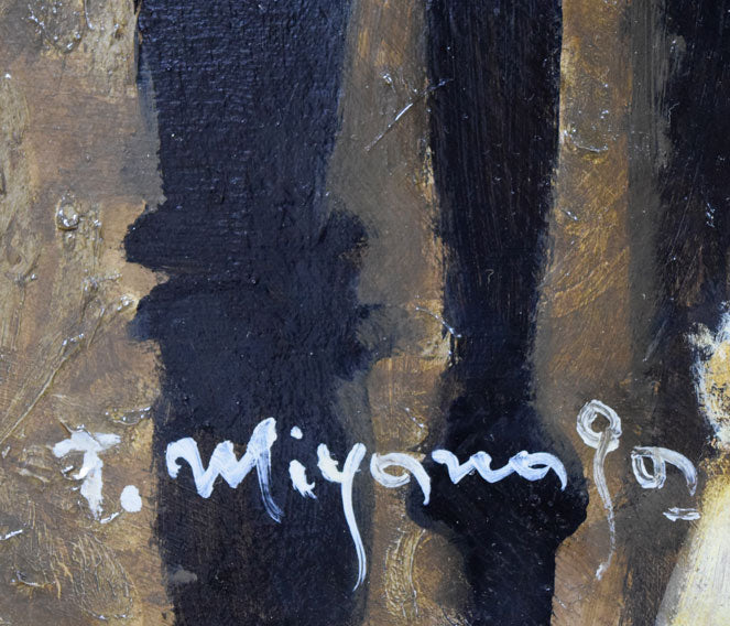 宮永岳彦「雅」油絵・F10号 サイン拡大画像