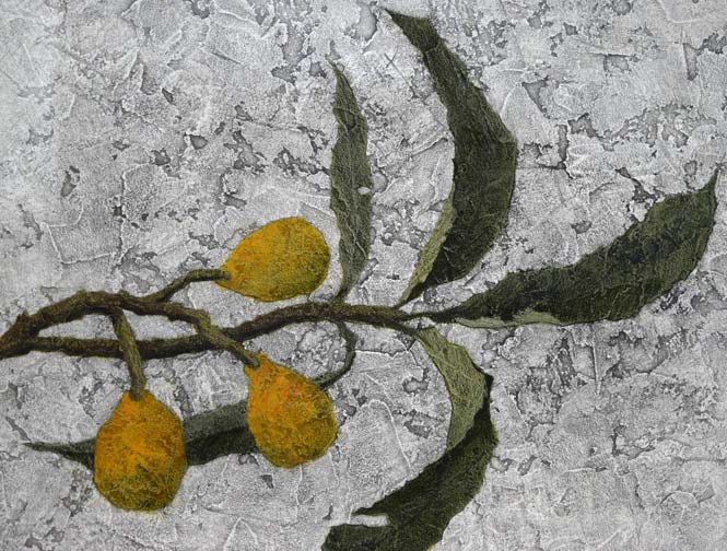 宮田圭「黎-25」油絵・P10号 拡大画像1