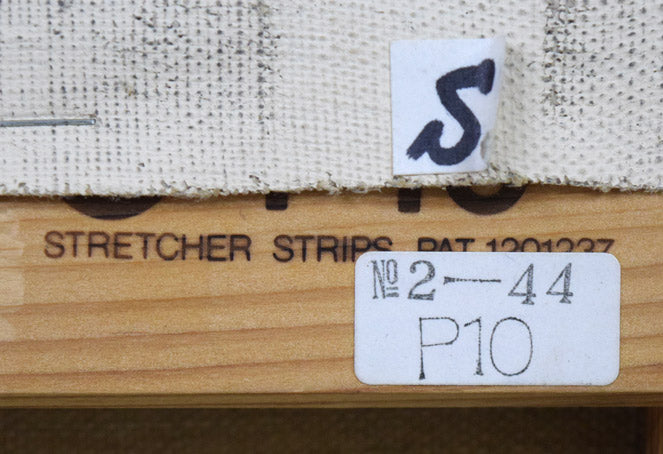 宮田圭「黎-25」油絵・P10号 裏側拡大画像3