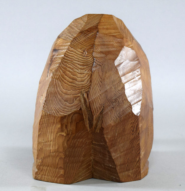 引間二郎「八雲熊」木彫・高さ19.5cm 全体像3
