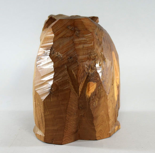 引間二郎(木歩)「かたらい」木彫熊(八雲) 全体像7