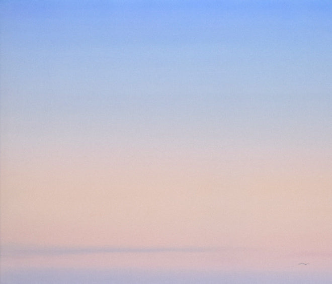 森田哲隆「利尻岳」油絵・F50号 拡大画像1