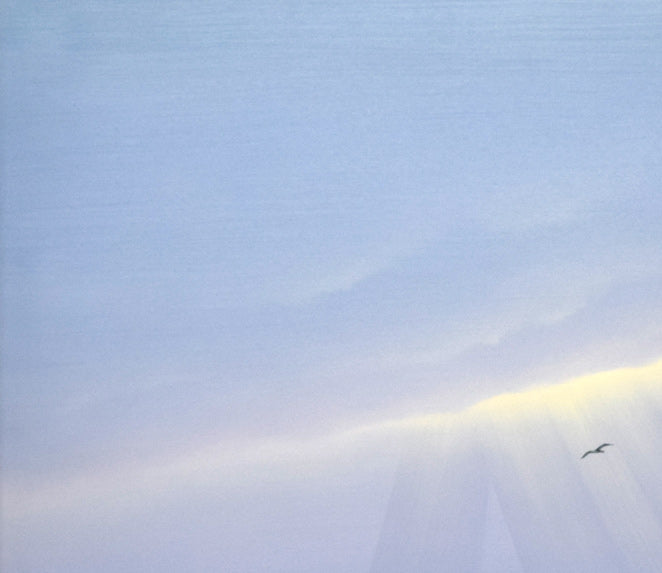 森田哲隆「積丹岬(女郎子岩)」油絵・F50号 拡大画像1