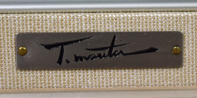 森田哲隆「関之尾滝(宮崎県都城)」油絵・F8号 プレート拡大画像