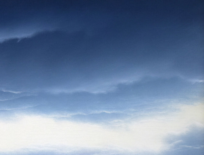 森田哲隆「節厳(室蘭・大黒島)」油絵・F10号 拡大画像2