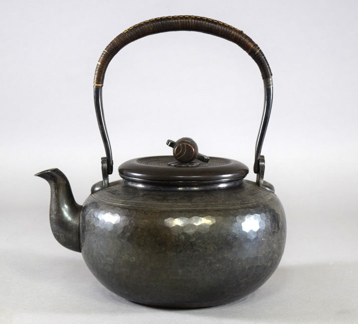 宗弘 鎚目 純銀瓶 画像1