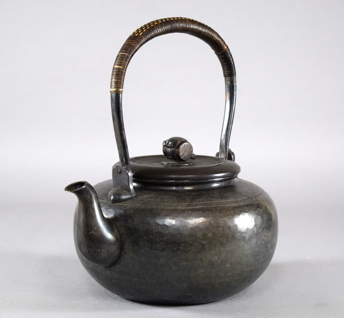 宗弘 鎚目 純銀瓶