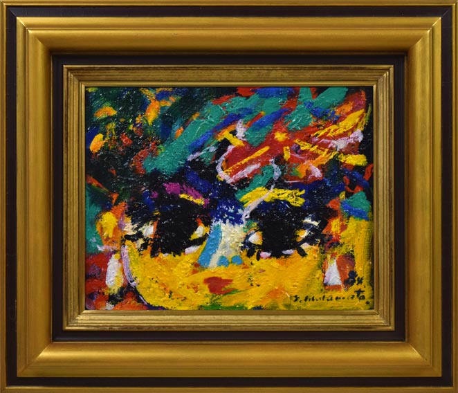 村元俊郎「セニョリータ」油絵・F6号